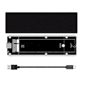 Miniatyrbild 1 av 5: För 2012 Air A1425 A1398 A1465 A1466 SSD-fodral USB3.2 GEN2 6Gbps M.2 SATA SSD-box SSD-kabinett A-C