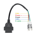Miniatyrbillede 2 af 5: OBD Hun 16-polet k-linje kan-linje Jumper Tester K+can jumper
