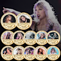 Pikkukuva 3 / 5: Taylor Swift -muistomitalisarja, keräilykolikko, lahjatunnus, metalli käsityömuistomitali