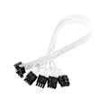 Miniatyrbillede 4 af 5: 4XCPU 8-Pin til 16-Pin Han Grafik Video Kort Forlængerkabel PCI-E 5.0 12VHPWR RTX4090 Albue Adapter