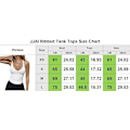 Miniatyrbillede 5 af 5: Dame Tanktop Sommer Racerback Træningstop Gym Yoga V-hals Ribbet Basic Top Afgrødet Gå Ud Top (xs) sort