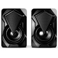Miniatyrbilde 3 av 4: Ny X2 fargerik lyseffekt RGB høyttaler datamaskin lyd multimedia usb subwoofer skrivebordsspill