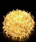LED Udendørs Ambient Lys, Lys Kæder, Bryllupshave Dekorationslys, Jule LED Lys Kæder, Plug-in Model Warm white 20M200LED