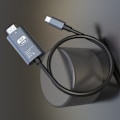 Miniatyrbillede 2 af 2: Nyt Type-C til HDMI projektionskabel, mobiltelefon til computerskærm projektionskabel, 4k adapterkabel