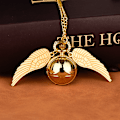 Miniatyrbilde 2 av 2: Gullsnitch Klokke-Halskjede