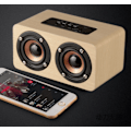 Miniatyrbillede 2 af 2: W5 Træ Bluetooth Højttaler, Højtydende Subwoofer, Kreativ Bærbar Gave, Mini Højttaler