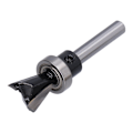 Miniatyrbilde 3 av 5: 2 stk/sett Dovetail Bit Joint Router med Lager Trebearbeiding Fræser 1/4 tommer Skaft