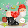 Miniatyrbild 2 av 4: Automatisk Tomte-Fisar-Bubbelmaskin Bärbar Utomhusfestleksak Blåsare Leksaker för Julfest Presentleksaker