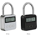 Miniatyrbillede 4 af 4: Smart Time Lås, 99-Timers Lås med Maksimal Tid, Multifunktionel Elektronisk Rejsetimer med LCD-Skærm, Hvid