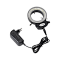 Miniatyrbillede 3 af 3: Justerbar 144 LED Ring Light til Stereomikroskoper og Kameraer Justerbar Illuminator med Lysdæmper