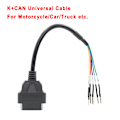 Miniatyrbillede 1 af 5: OBD Hun 16-polet k-linje kan-linje Jumper Tester K+can jumper