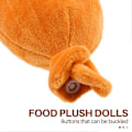 Miniatyrbild 5 av 5: 1 st Plush Korv Leksaker 20CM Mini Mat Plush Dockor Kudde Presenterar Nya Plush Kuddar