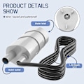 Miniatyrbilde 2 av 5: 12V 600L/H 3A Senkbar Pumpe Høy Flow Rate Mikro Elektrisk Vannpumpe for Campingvogn Dam Fisketank Fontene