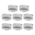 Miniatyrbilde 5 av 5: 8 stk Metall 8mm Universelle Gasskomfyr Kontrollknapper Adaptere Bryter Kokeflate Kontrolllåser Gass