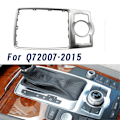 Miniatyrbild 3 av 5: 4L0864260A Bilkonsol Växelspak Krom Ram Trim Skydd för Q7 2007-2015 Främre Multimedia Bezel Pa