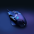 Miniatyrbillede 4 af 4: G502 Hero Højtydende Ledningsført Gaming Mus, Hero 25k Sensor, 25.600 DPI, RGB, Justerbar Vægt, 11 Programmerbare Knapper, Indbygget Hukommelse, PC/Mac