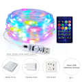 Miniatyrbild 1 av 5: LED-ljusband i läder med 5V RGB-färger, smart USB Bluetooth-anslutning, vattentätt, för utomhusbruk, stämningsbelysning
