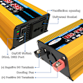 Miniatyrbilde 2 av 3: 4000W topp DC 12v til AC 220V omformer, bil lader inverter, DC12V til AC220V