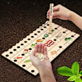Miniatyrbilde 2 av 4: 1-pakke Hage Tre Multi-Bruk Planting Linjal Plante Multi-Bruk Frøplante Såing Guide Planting Linjal
