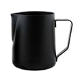 304 Rustfrit Stål Mælkeskummer Kande - 350/600ml Sort Kaffekop Krus
