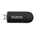 Miniatyrbillede 1 af 5: Kortlæser bærbar USB 3 i 1 hukommelseskortadapter
