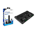 Miniatyrbilde 1 av 5: PS4/SLIM/PRO DOBE Multifunksjons Kjølefan Base Håndtak Berørings Dobbel Lading LED Lys TP4-18119