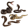 Miniatyrbild 1 av 5: Gummisnok Realistiska Falska Ormar Leksak Stora Pythons Realistiska Falska Ormar Falsk Orm-mxbc