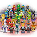 Pikkukuva 1 / 5: 24-osainen minifiguurisetti Kai Jay Sensei Wu Master Building Colors
