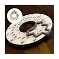Miniatyrbillede 4 af 5: Kvintcirkel Hjul, Træ Kvintcirkel, Musik Akkord Hjul, Træ Melodi Værktøj, Akkord Hjul fo