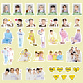 Miniatyrbillede 3 af 5: 76 BTS 8-års Jubilæums Sticker Album Butter Notesbog Tegneserie Festa Søde Stickers