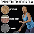 Miniatyrbilde 4 av 5: 12 stk. Pickleball Nettpose 26 Hull Hullball PE Materiale Høy Elastisitet Wiffle Ball