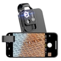 Miniatyrbillede 5 af 5: Nanozoom 200x Forstørrelseszoom, Nanozoom Højteknologisk Klips-på-Linse, Nano Zoom 200x til iPhone, Nanozoom Mobiltelefonlinse