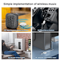 Pikkukuva 4 / 5: 2 in 1 Bluetooth 5.3 Audio -vastaanotinlähetin langaton adapteri mikrofonilla 3,5 mm AUX Stereo Music fo