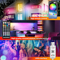 Miniatyrbild 4 av 5: LED-ljussträng i läder 5V RGB fantasy smart USB Bluetooth vattentät set utomhus atmosfäriska färgade lampor
