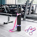 Miniatyrbilde 3 av 5: Yogamatte-stropp, justerbar ring yogamatte-stropp, treningsstrekkstropp, bærer alle størrelser matter, 170 cm x 3,8 cm
