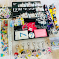 Miniatyrbild 2 av 4: BTS Kim Taehyung Park Jimin Perifer Lanyard Sticker Presentask Album Perifer Kortsats