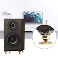 Miniatyrbillede 2 af 5: 8 Sæt Forgyldte Højttalerspidser, Højttalerstandere CD Audio Subwoofer Forstærker Pladespiller Isolation