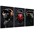 Pikkukuva 1 / 4: Wise Monkeys Canvas Wall Art Print Canvas Prints For Living Room Modern Home Decor 30x50cm 3 Piecescanvas Only
