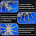 Miniatyrbild 3 av 5: 454 delar Scorpion 3D metallmodellkit