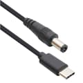 Miniatyrbilde 2 av 4: 1-pakning typec til dc5521 adapterkabel laptop 65w Typec til DC hurtigladekabel