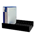 Miniatyrbilde 1 av 5: Passer for / Spilldisk Oppbevaringsstativ Displaystativ Akryl Spilldiskholder Svart