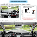 Miniatyrbillede 5 af 6: Universal DAB-modul til Android-bil - digital radio, radio, Android navigations-APP-kontrol (kun Europa)
