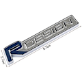 Miniatyrbillede 3 af 3: Blå Grill Badge Front Emblem Til Volvo R DESIGN XC60 V70 S60 V40 V60 C30 V50