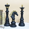 Miniatyrbilde 2 av 3: Nordisk Harpiks Sjakkbrikke Skulptur Ornamenter Statue Hjem Kunst Dekorasjon
