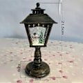 Miniatyrbillede 5 af 5: Juledekorationer Vindlamper Musik Belyst Natlys Julemand Kreative Ornamenter Bordlamper Julehjemdekoration