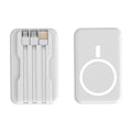 Pikkukuva 1 / 4: MagSafe magneettinen langaton virtapankki 20000 mAh jaettu ultraohut mobiilivirtapankki sisäänrakennetulla kaapelilla