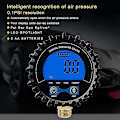 Miniatyrbillede 3 af 4: Digital Dæktryk Måler Dæktester Display Lufttryk Manometer Hurtigkobling Kobling Tråd 1/4