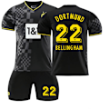 Miniatyrbild 2 av 4: 22-23 Dortmund borta svart fotbollströja set nr 9 tröja Storlek: L
