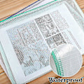 Miniatyrbillede 4 af 4: A4 Plastik Lommer Mappe, Lynlåsposer Mesh Dokument Lomme