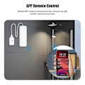 Miniatyrbild 5 av 5: 2 st Tuya Zigbee Vattensensor Alarm Vattenläckagedetektor Översvämningsvarning Säkerhetslarmsystem Fungerar Med Zigbee Gateway